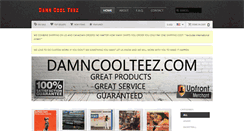 Desktop Screenshot of damncoolteez.com